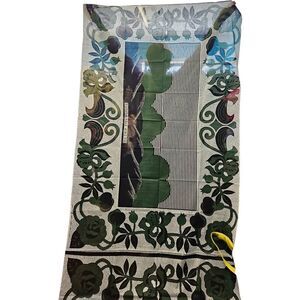 Large Fabric Panels 5 yards Green Black Tudisahau Kwetu